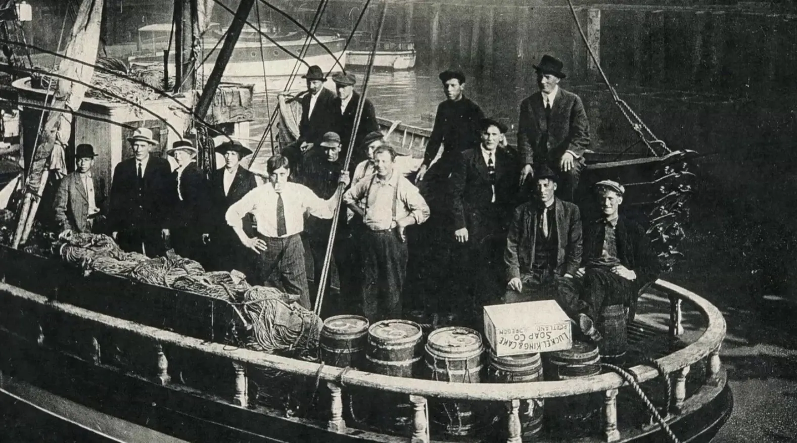 The Crew of the Vansee early 1900